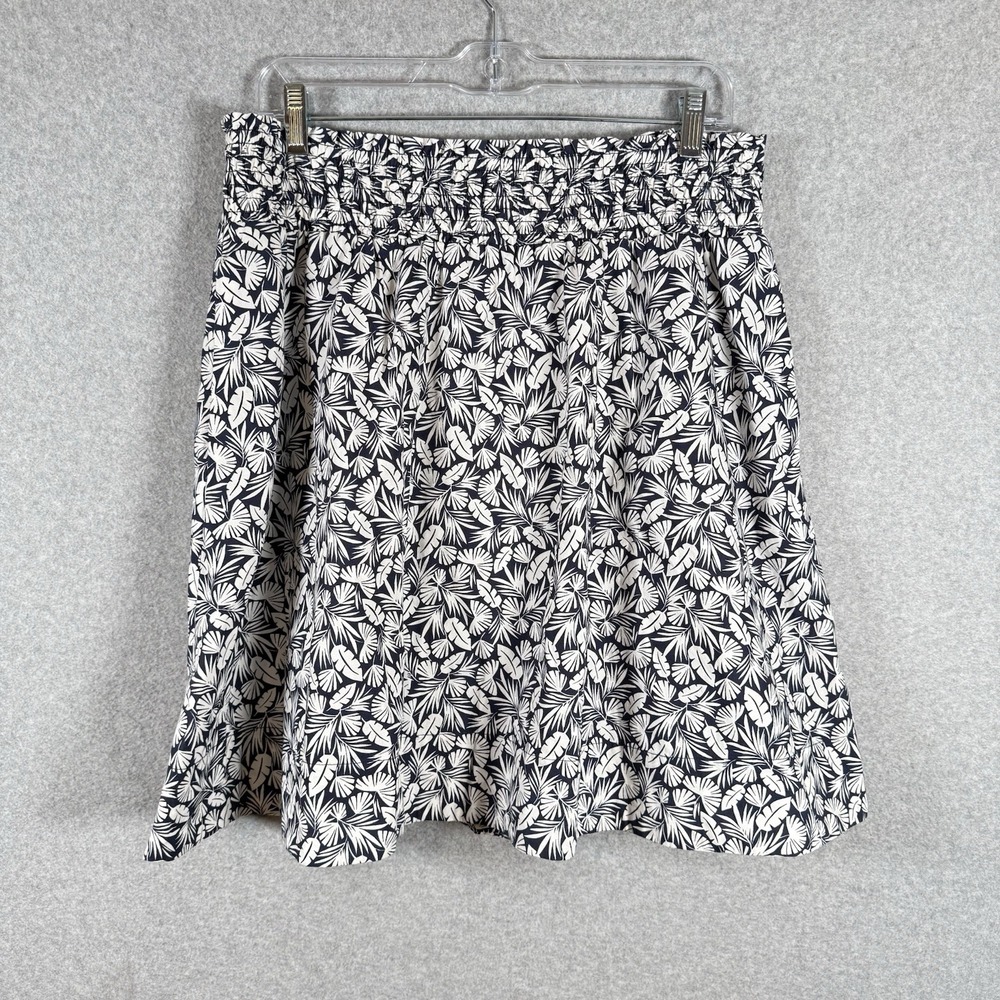 Boden Mini Skirt Womens 12 Floral Pull On No Liner